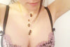 Thin Necklace: SmokyQuartz