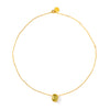 Thin Necklace: Lemon Quartz