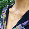 Thin Necklace: Lemon Quartz