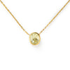 Thin Necklace: Lemon Quartz