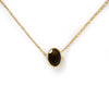 Thin Necklace: SmokyQuartz
